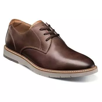 Мужские туфли-оксфорды Vibe Plain Toe - Средняя ширина, коричневый цвет Florsheim