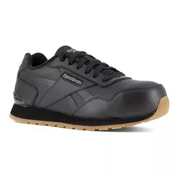 Мужские туфли Reebok Harman Work из кожи и замши с композитным носком, черный