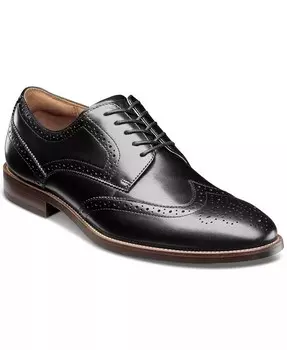 Мужские туфли Ruvo Wingtip Oxford Florsheim, черный