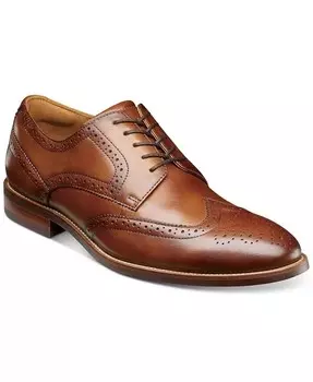 Мужские туфли Ruvo Wingtip Oxford Florsheim, коричневый