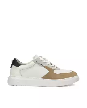 Мужские туфли спортивного стиля на шнуровке из кожи Fluchos, коричневый