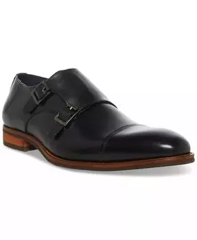 Мужские туфли Tilly Double Monk Strap Steve Madden, черный