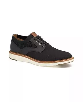 Мужские туфли Upton Knit Plain Toe Johnston & Murphy, черный