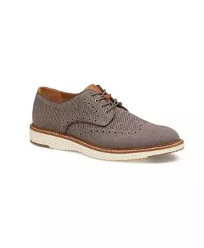 Мужские туфли Upton Knit Wingtip Johnston & Murphy, серый
