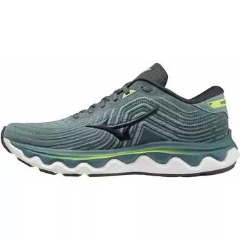 Мужские туфли Wave Horizon 6 в цвете Smoke Blue-Ebony MIZUNO