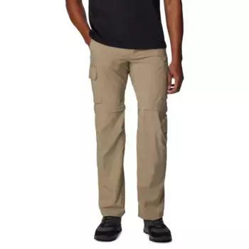 Мужские туристические брюки Silver Ridge Columbia с откидным верхом, коричневый