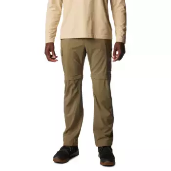Мужские туристические брюки Silver Ridge Columbia с откидным верхом, темно-зеленый