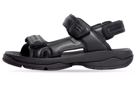 Шлепанцы мужские Balenciaga Tourist Chunky, черный