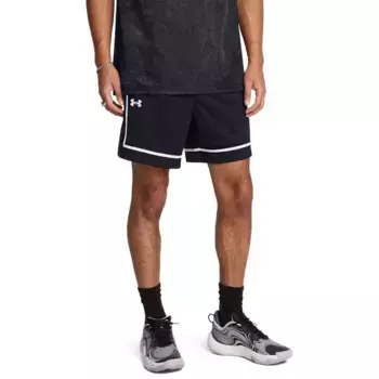 Мужские ua Zone Pro 7" Mesh Short-Blk Under Armour Мужские баскетбольные шорты, чёрный