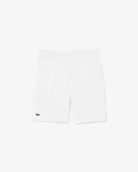 Мужские ультрасухие эластичные теннисные шорты Lacoste, белый