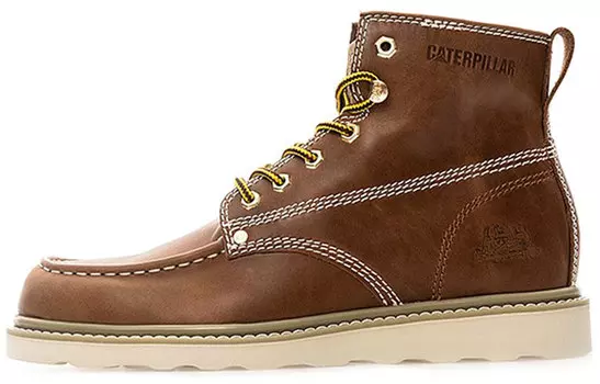Ботинки CAT Outdoor Boots Men Brown Yellow