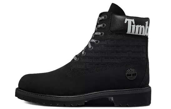 Ботинки Timberland 6 Inch Premium Boot 'All Over Logo - Black'