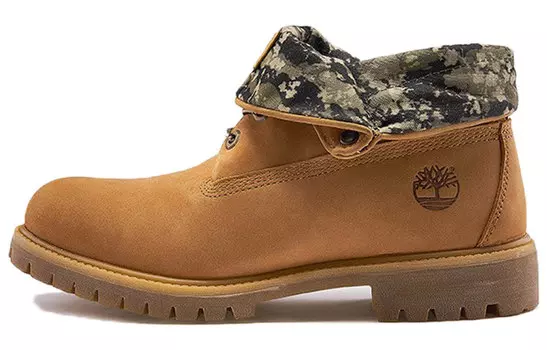 Ботинки Timberland Roll Top Premium Boots Basic 'Wheat Olive Green Camouflage'