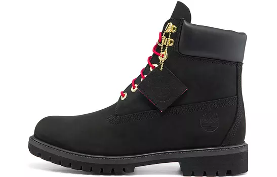 Ботинки Timberland 6 Inch Waterproof Premium Boots 'Black Red'