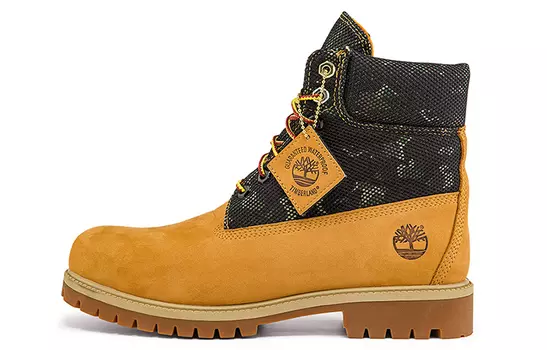 Ботинки Timberland Outdoor Boots Men Black Yellow