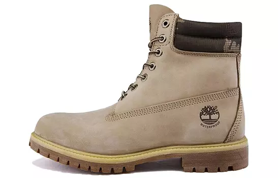 Ботинки Timberland 6 Inch Premium Waterproof Wide-Fit Boots 'Off White Nubuck'