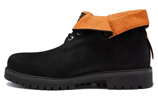 Ботинки Timberland Roll Top Treadlight Wide-Fit Boot 'Black Nubuck'