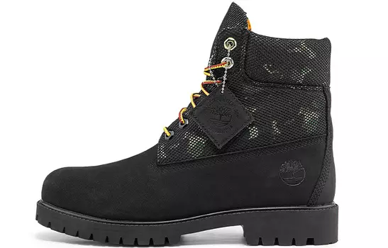 Ботинки Timberland Heritage 6 Inch Boot 'Black Nubuck With Camo'