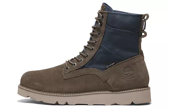 Ботинки Timberland Vibram Waterproof Leather And Fabric Boots 'Olive Green Suede'