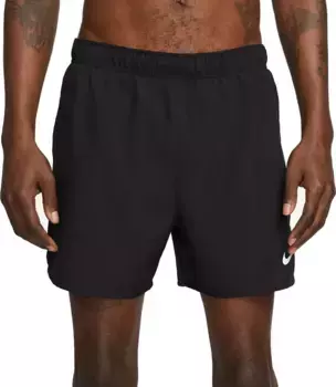 Мужские универсальные шорты Nike Dri-FIT Challenger 5 дюймов с короткой подкладкой, черный