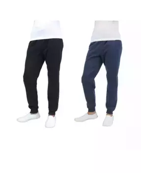 Мужские утепленные спортивные брюки Slim-Fit, 2 пары Galaxy By Harvic, мультиколор
