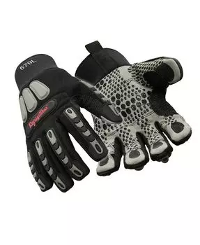 Мужские утепленные светоотражающие перчатки для защиты от ударов RefrigiWear, черный