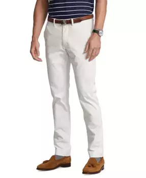 Мужские узкие эластичные брюки чинос Polo Ralph Lauren, белый