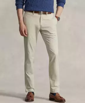 Мужские узкие эластичные брюки чинос Polo Ralph Lauren, синий
