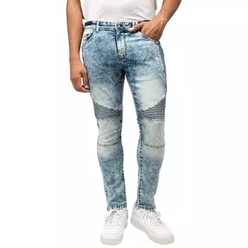 Мужские узкие эластичные джинсы-мото RawX, цвет Medium Blue