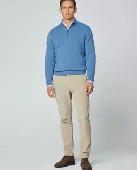 Мужские узкие бежевые брюки чинос Hackett, бежевый