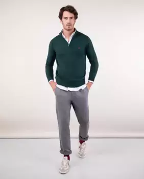 Мужские узкие брюки-чинос из габардина El Ganso, серый