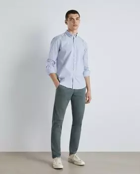 Мужские узкие брюки чинос стрейч Easy Wear, зеленый