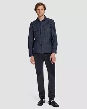 Мужские узкие брюки-галифе 7 For All Mankind, темно-синий