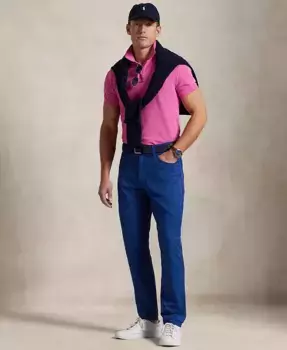 Мужские узкие брюки из перформанс-твила Polo Ralph Lauren, синий