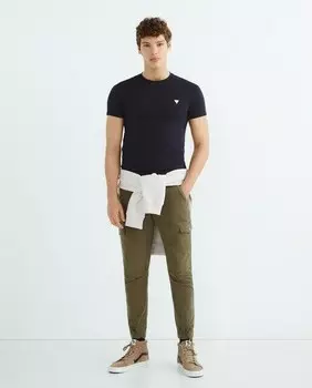 Мужские узкие брюки-карго Guess, зеленый