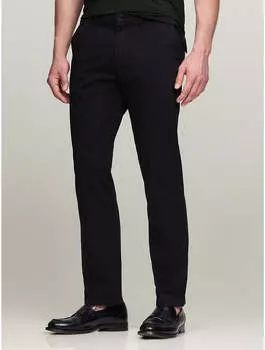 Мужские узкие брюки Tommy Hilfiger THFlex Tommy Chino, черный