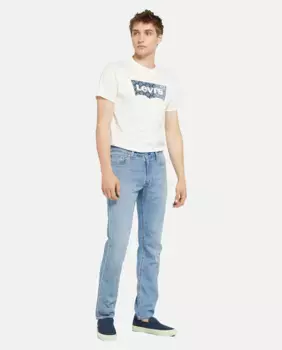Мужские узкие джинсы 511 с льняным оттенком Levi's, голубой