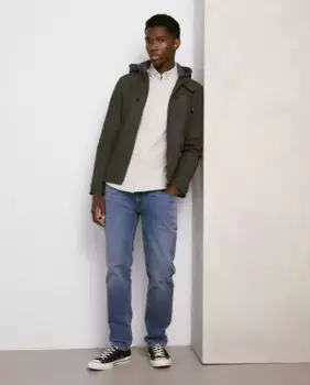 Мужские узкие джинсы джинсового трикотажа Easy Wear, цвет Azul Calipso