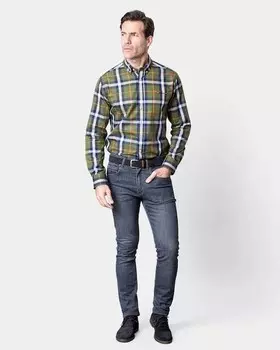 Мужские узкие джинсы с 5 карманами Spagnolo, синий