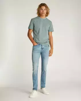 Мужские узкие джинсы с низкой посадкой Calvin Klein Jeans, синий