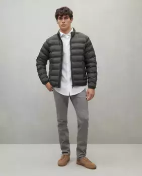 Мужские узкие джинсы стрейч Easy Wear, светло-серый