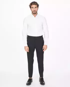 Мужские узкие классические брюки Calvin Klein, черный