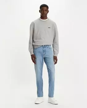Мужские узкие синие джинсы 511, светлая стирка Levi's, светло-синий