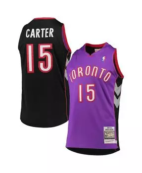 Мужские vince carter purple toronto raptors 1999/2000 hardwood classics authentic jersey Mitchell & Ness, фиолетовый