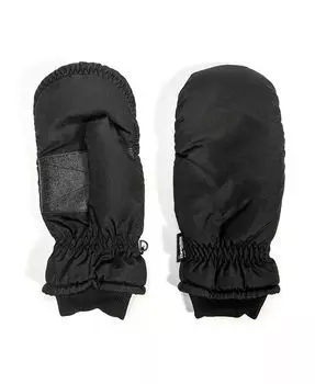 Мужские варежки унисекс из водонепроницаемого нейлона, черные, большие MUK LUKS, черный
