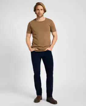 Мужские вельветовые брюки Daren Zip с 5 карманами Lee, темно-синий