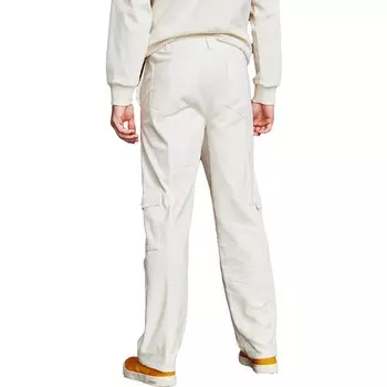 Мужские вельветовые брюки прямого кроя, слоновая кость