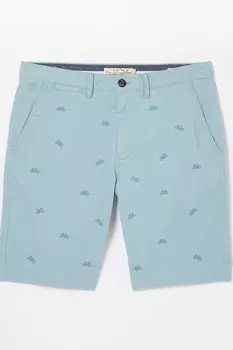 Мужские велосипедные шорты FatFace синие с вышивкой Mawes Fat Face, синий