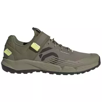 Мужские велотуфли 5.10 TRAILCROSS с шипами Adidas, зеленый