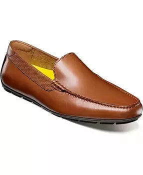 Мужские венецианские лоферы для водителей с Moc Toe Florsheim, коричневый